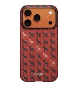Чехол Pitaka Edge Ultra-Slim Happiness Rides для iPhone 17 Pro Max Maroon (HR1708PM)