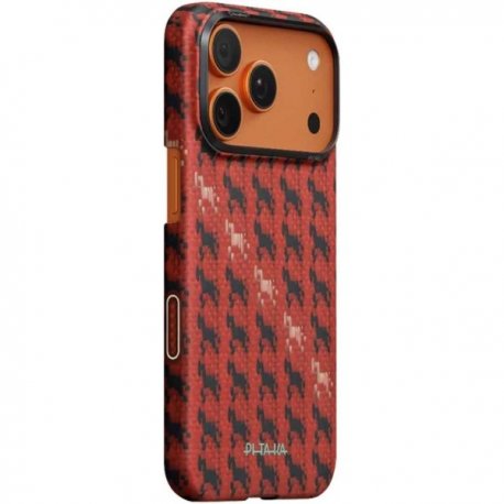 Чохол Pitaka Edge Ultra-Slim Happiness Rides для iPhone 17 Pro Max Maroon (HR1708PM)