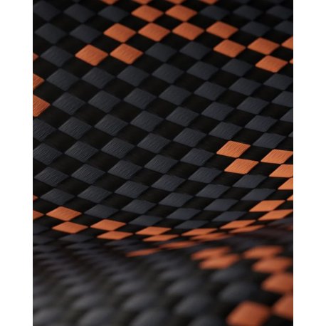 Чехол Pitaka Edge Ultra-Slim для iPhone 17 Pro Monogram Black/Orange (KI1704PTK)
