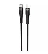 Кабель Proove Light Silicone Plus Type-C to Type-C 60W (1m) Black (CCLS60002201)