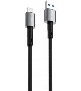 Кабель Proove Silicraft USB to Lightning 2.4A (1m) Black (CCSC12001101)