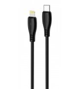 Кабель Proove Simple Silicone Type-C to Lightning 27W (1m) Black (CCSS27002101)