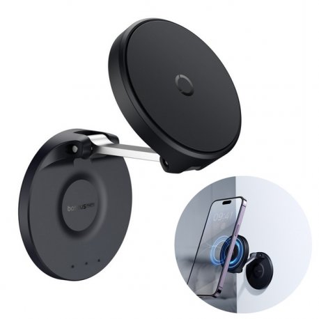 Автомобильный держатель Baseus MagPro Magnetic Foldable Black (B10564101121-00)