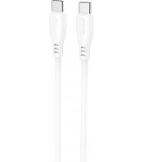 Кабель Proove Simple Silicone Type-C to Type-C 60W (1m) White (CCSI60002202)
