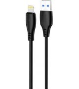 Кабель Proove Simple Silicone USB to Lightning 2.4A (1m) Black (CCSS12001101)