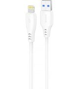 Кабель Proove Simple Silicone USB to Lightning 2.4A (2m) White (CCSS12001122)