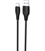 Кабель Proove Simple Silicone USB to Type-C 3A (2m) Black (CCSS15001221)