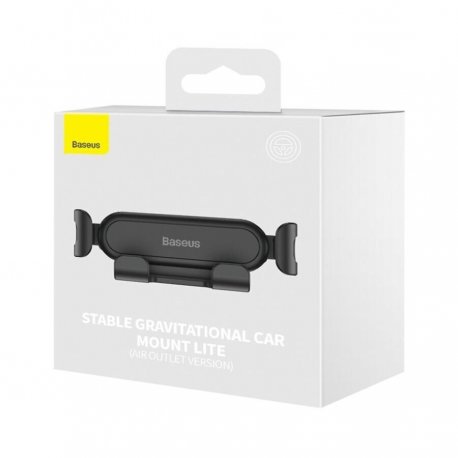 Автомобільний тримач Baseus Stable Gravitational Car Mount Lite (Air Outlet Version) Black (SUWX010001)