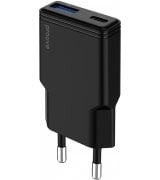 Сетевое зарядное устройство Proove Slender 30W (Type-C+USB) Black (WCSL30110001)