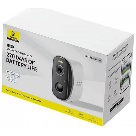 Камера Baseus Security N1 Plus Outdoor 2К White (S0TZ002130)