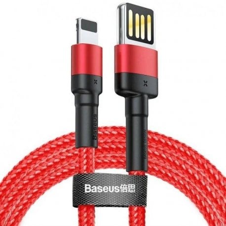 Кабель Baseus Cafule Lightning 1.5A 2m Red (CALKLF-C09)