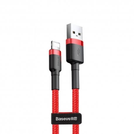 Кабель Baseus Cafule Lightning 2.4A 0.5m Red (CALKLF-A09)