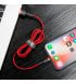 Кабель Baseus Cafule Lightning 2.4A 0.5m Red (CALKLF-A09)