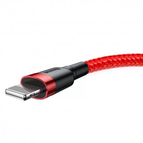 Кабель Baseus Cafule Lightning 2.4A 0.5m Red (CALKLF-A09)