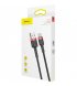 Кабель Baseus Cafule Type-C Cable 2A 3m Red/Black (CATKLF-U91)