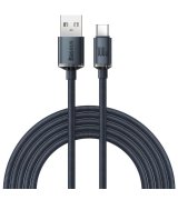 Кабель Baseus Crystal Shine Series Fast Charging Type-C 100W 2m Black (CAJY000501)