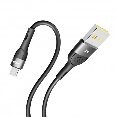 Кабель YOKI EXTRA YK-EX11 USB to Micro-USB 3A (1.2m) Black