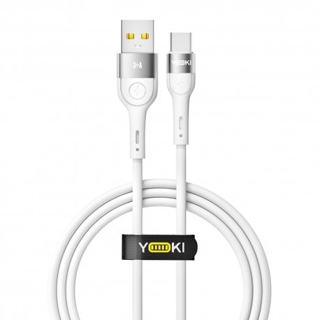 Кабель YOKI EXTRA YK-EX11 USB to Type-C 3A (1.2m) White