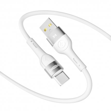 Кабель YOKI EXTRA YK-EX11 USB to Type-C 3A (1.2m) White