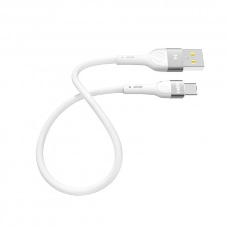 Кабель YOKI EXTRA YK-EX11 USB to Type-C 3A (0.25m) White