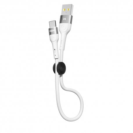 Кабель YOKI EXTRA YK-EX11 USB to Type-C 3A (0.25m) White