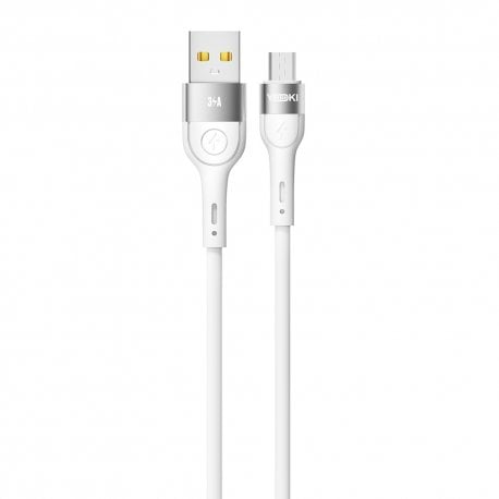 Кабель YOKI EXTRA YK-EX11 USB to Micro-USB 3A (0.25m) White