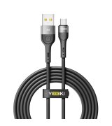 Кабель YOKI EXTRA YK-EX11 USB to Micro-USB 3A (2m) Black