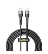 Кабель YOKI EXTRA YK-EX11 Type-C to Lightning 30W (2m) Black