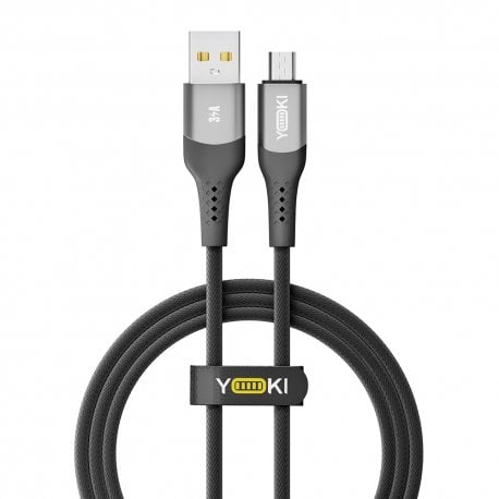 Кабель YOKI SOLID YK-SO15 USB to Micro USB 3A (1.2m) Black