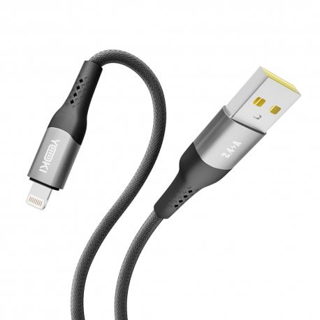 Кабель YOKI SOLID YK-SO15 USB to Lightning 2.4A (1.2m) Black