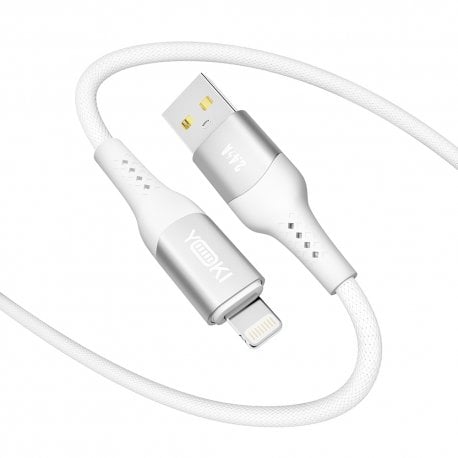 Кабель YOKI SOLID YK-SO15 USB to Lightning 2.4A (1.2m) White