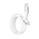 Кабель YOKI SOLID YK-SO15 USB to Lightning 2.4A (1.2m) White Кабель YOKI SOLID YK-SO15 USB to Lightning 2.4A (1.2m) White