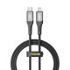 Кабель YOKI SOLID YK-SO15 Type-C to Lightning 30W (1.2m) Black