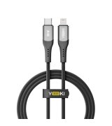 Кабель YOKI SOLID YK-SO15 Type-C to Lightning 30W (1.2m) Black