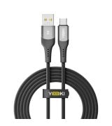 Кабель YOKI SOLID YK-SO15 USB to Type-C 3A (2m) Black