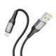 Кабель YOKI SOLID YK-SO15 USB to Type-C 3A (2m) Black