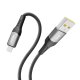 Кабель YOKI SOLID YK-SO15 USB to Lightning 2.4A (2m) Black