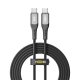 Кабель YOKI SOLID YK-SO15 Type-C to Type-C 60W (2m) Black Кабель YOKI SOLID YK-SO15 Type-C to Type-C 60W (2m) Black