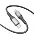 Кабель YOKI SOLID YK-SO15 Type-C to Type-C 60W (2m) Black
