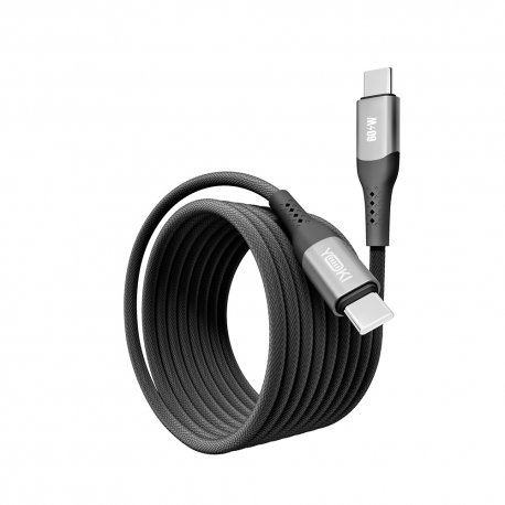 Кабель YOKI SOLID YK-SO15 Type-C to Type-C 60W (2m) Black