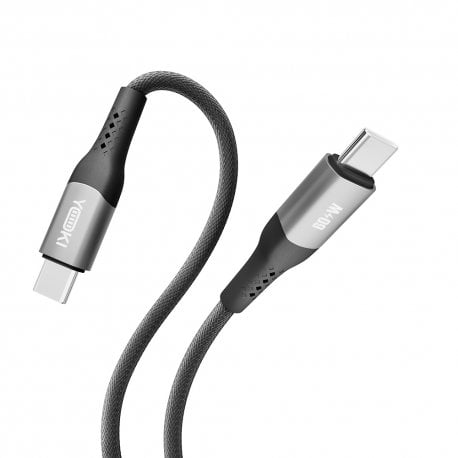 Кабель YOKI SOLID YK-SO15 Type-C to Type-C 60W (2m) Black