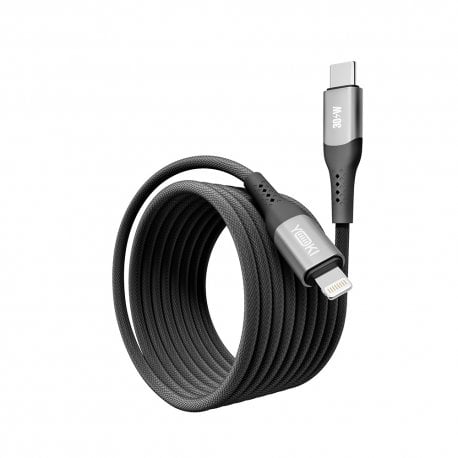 Кабель YOKI SOLID YK-SO15 Type-C to Lightning 30W (2m) Black