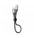 Кабель YOKI SOLID YK-SO15 Type-C to Type-C 60W (0.25m) Black