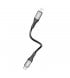 Кабель YOKI SOLID YK-SO15 Type-C to Lightning 30W (0.25m) Black
