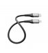 Кабель YOKI SOLID YK-SO15 Type-C to Lightning 30W (0.25m) Black