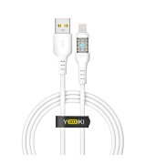 Кабель YOKI CYBER YK-CY23 USB to Lightning 2.4A (1.2m) White
