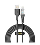 Кабель YOKI CYBER YK-CY23 USB to Lightning 2.4A (2m) Black