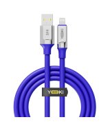 Кабель YOKI ULTRA YK-UL61 USB to Lightning 2.4A (1.2m) Blue