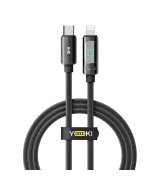 Кабель YOKI DISPLAY YK-DI88 Type-C to Lightning 30W (1.2m) Yellow