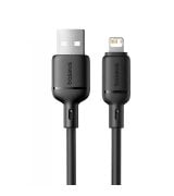 Кабель Baseus Silky Series Fast Charging Lightning 2.4A 1m Black (P10377702113-00)